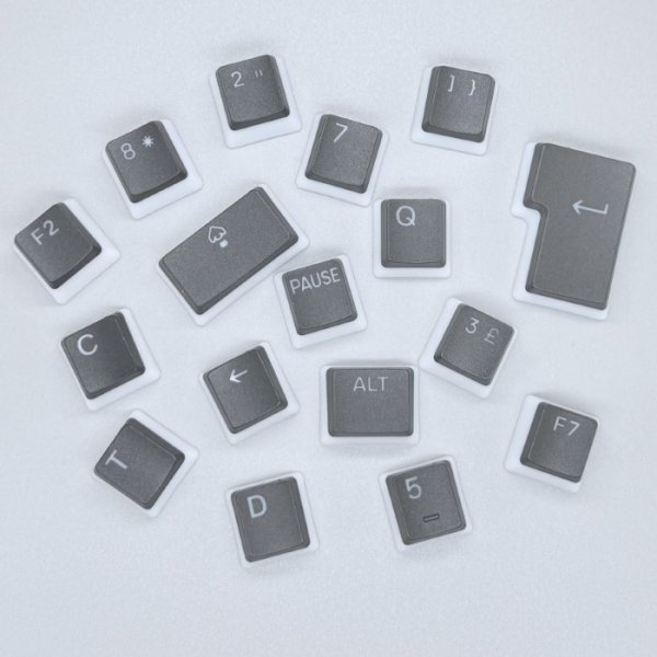 Steelseries PrismCaps Double Shot PBT Keycaps UK